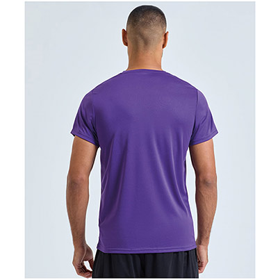 TriDri Ion-Charge TR503 Bright Purple Textured T-Shirt
