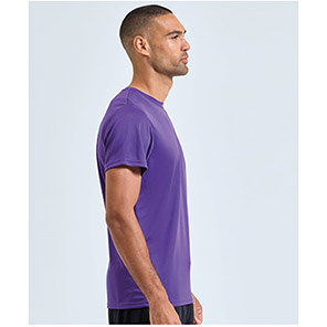 TriDri Ion-Charge TR503 Bright Purple Textured T-Shirt