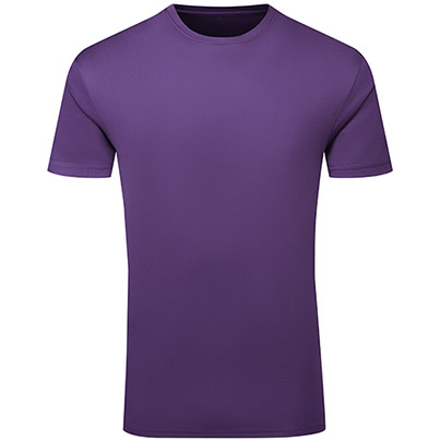 TriDri Ion-Charge TR503 Bright Purple Textured T-Shirt