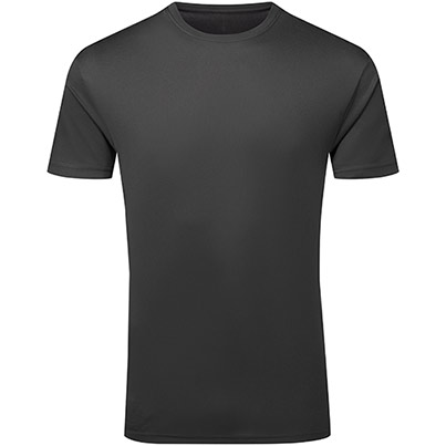 TriDri Ion-Charge TR503 Charcoal Textured T-Shirt