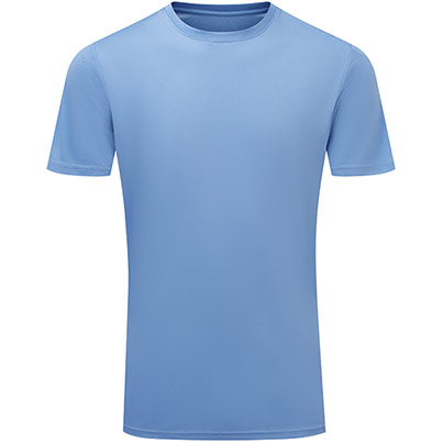 TriDri Ion-Charge TR503 Cornflower Blue Textured T-Shirt