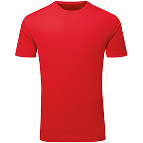 TriDri Ion-Charge TR503 Fire Red Textured T-Shirt 5XL