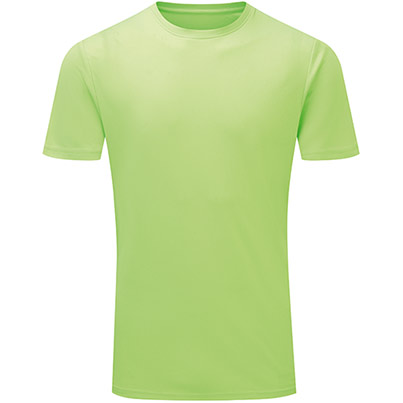 TriDri Ion-Charge TR503 Lightning Green Textured T-Shirt