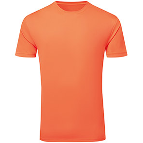 TriDri Ion-Charge TR503 Lightning Orange Textured T-Shirt 5XL