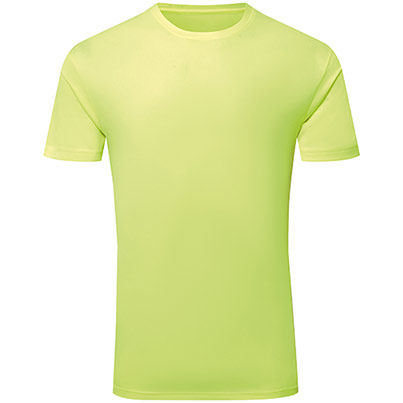 TriDri Ion-Charge TR503 Lightning Yellow Textured T-Shirt