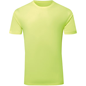 TriDri Ion-Charge TR503 Lightning Yellow Textured T-Shirt 5XL