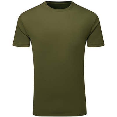 TriDri Ion-Charge TR503 Olive Textured T-Shirt