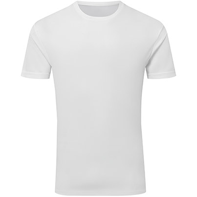 TriDri Ion-Charge TR503 White Textured T-Shirt
