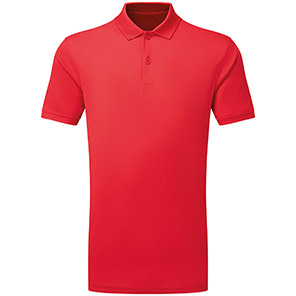 TriDri Ion-Charge TR505 Fire Red Panelled Polo Shirt 5XL
