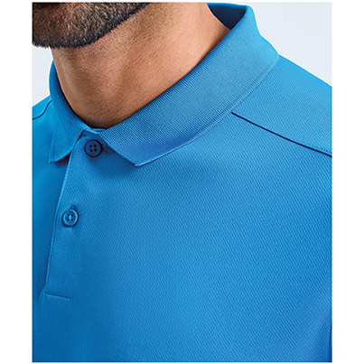 TriDri Ion-Charge TR505 Sapphire Panelled Polo Shirt