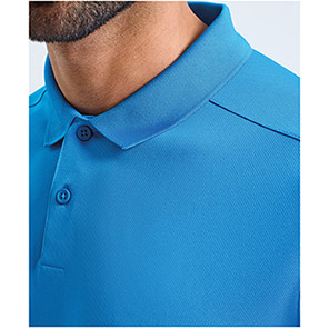 TriDri Ion-Charge TR505 Sapphire Panelled Polo Shirt
