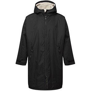 TriDri TR800 Black/Natural All-Seasons Waterproof Changing Robe L/XL