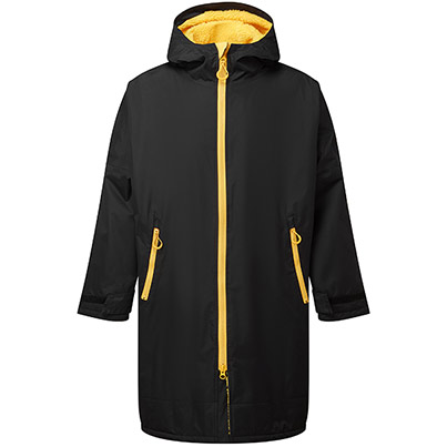 TriDri TR800 Black/Sun Yellow All-Seasons Waterproof Changing Robe