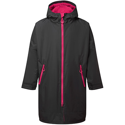 TriDri TR800 Charcoal/Hot Pink All-Seasons Waterproof Changing Robe