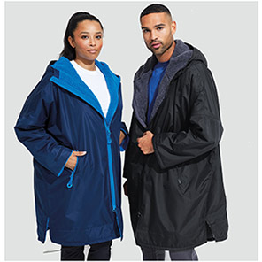 TriDri TR800 Navy/Sapphire All-Seasons Waterproof Changing Robe
