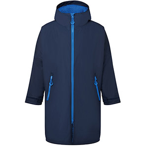 TriDri TR800 Navy/Sapphire All-Seasons Waterproof Changing Robe L/XL