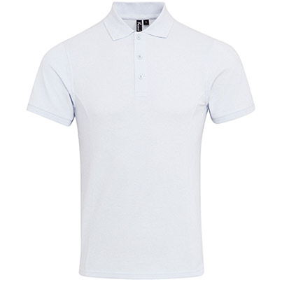 Premier Coolchecker PR630 White Polo Shirt