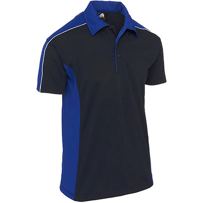 ØRN Avocet Men’s Navy/Royal Blue Two-Tone Polo Shirt