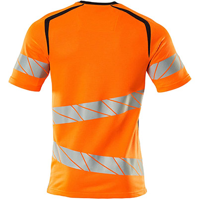 MASCOT ACCELERATE SAFE 19082 Men’s Orange/Navy Hi-Vis T-Shirt