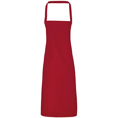 Premier PR102 Burgundy Cotton Apron