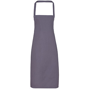 Premier PR102 Dark Grey Cotton Bib Apron