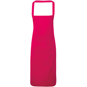 Premier PR102 Hot Pink Cotton Bib Apron