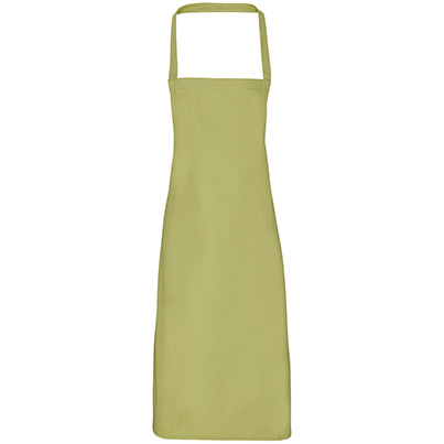 PR102 Cotton Bib Apron Lime