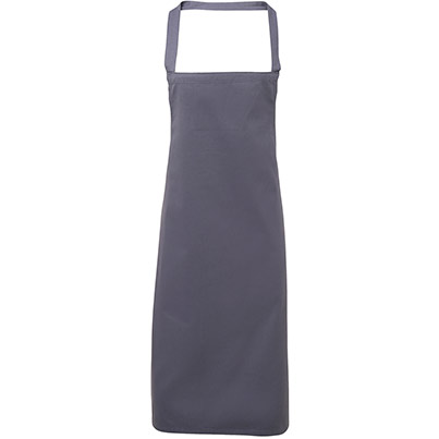 PR102 Cotton Bib Apron Steel