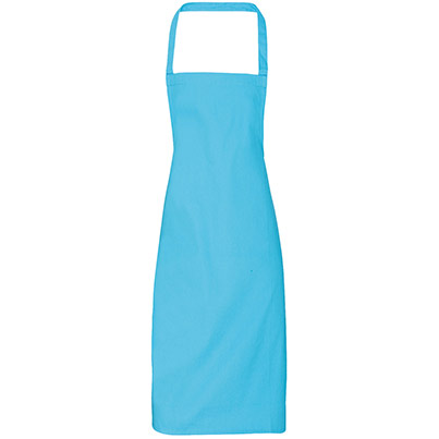 PR102 Cotton Bib Apron Turquoise