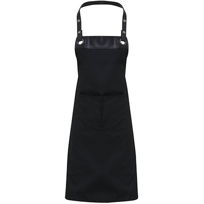 Premier Espresso PR123 Black Bib Apron