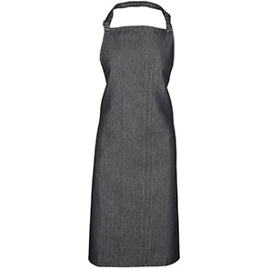 Premier PR150 Black Denim Bib Apron