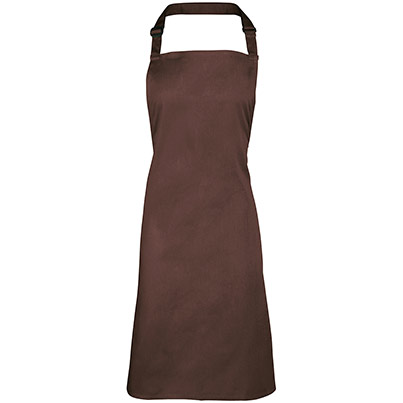 Premier PR150 Brown Bib Apron