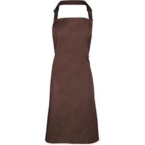 Premier PR150 Brown Bib Apron