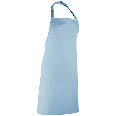 Premier PR150 Light Blue Bib Apron