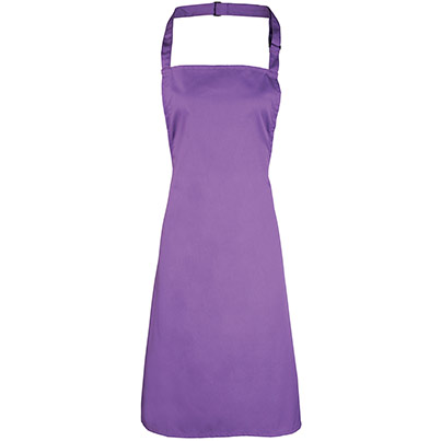 Premier PR150 Rich Violet Bib Apron