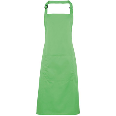 Premier PR154 Apple Green Bib Apron with Pocket