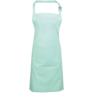 Premier PR154 Aqua Bib Apron with Pocket