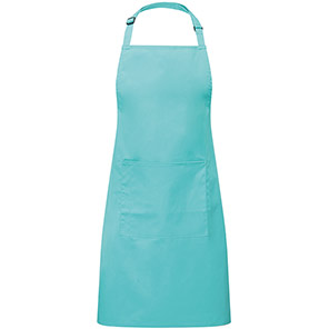 Premier PR154 Duck Egg Blue Bib Apron with Pocket