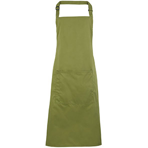 Premier PR154 Oasis Green Bib Apron with Pocket