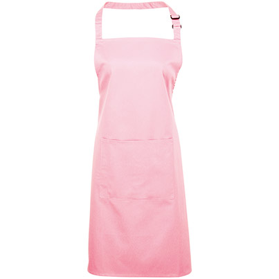 Premier PR154 Pink Apron with Pocket
