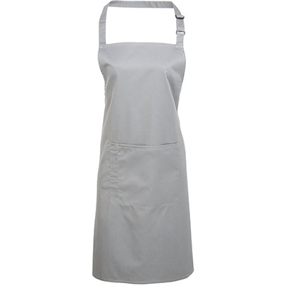 Premier PR154 Silver Apron with Pocket