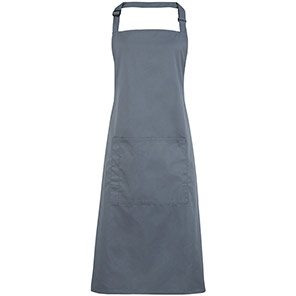Premier PR154 Steel Bib Apron with Pocket
