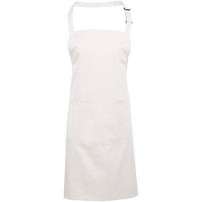 Premier PR154 White Apron with Pocket