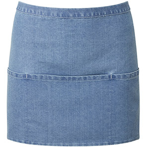 Premier PR155 Blue Denim Three-Pocket Apron