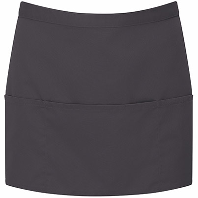 Premier PR155 Charcoal 3-Pocket Apron