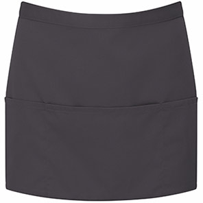 Premier PR155 Charcoal Three-Pocket Apron
