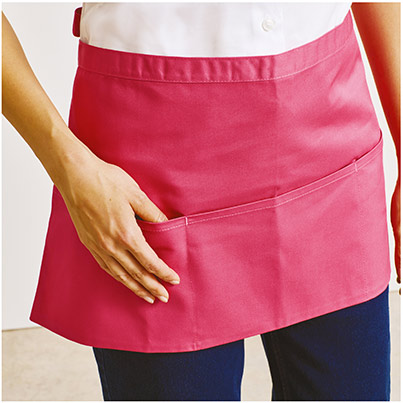 Premier PR155 Fuchsia 3-Pocket Apron
