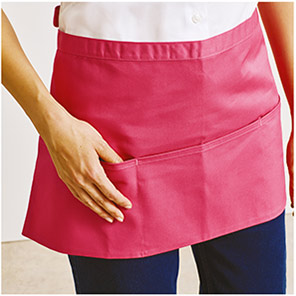 Premier PR155 Fuchsia 3-Pocket Apron