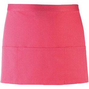 Premier PR155 Fuchsia Three-Pocket Apron