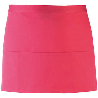 Premier PR155 Hot Pink 3-Pocket Apron